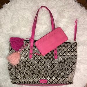 Fossil  shoulder bag with leather wallet